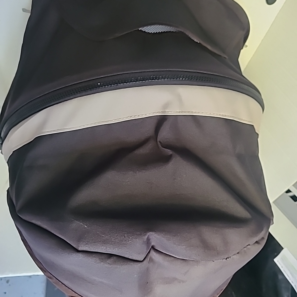 Chic Two-Tone Backpack